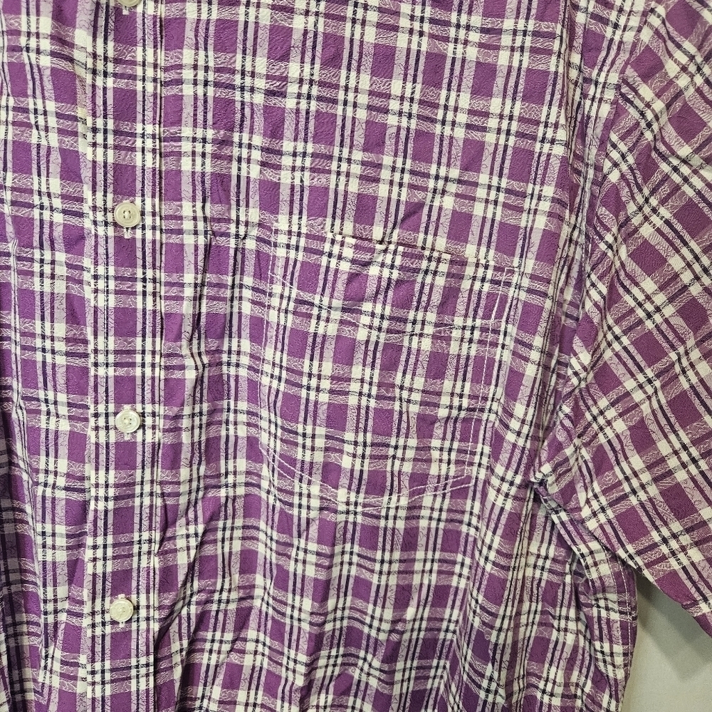 Tasso Elba Mens Shirt XXL Purple - Picture 5 of 6